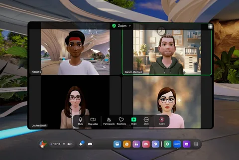 Zoom’un Meta Quest için yayınladığı yeni uygulama, sanal toplantı deneyimini geliştiriyor