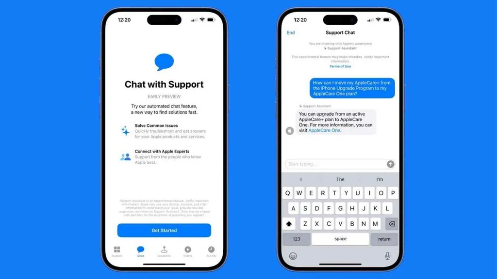 Apple, iPhone’larda yapay zekâ destekli teknik destek sohbetini test ediyor