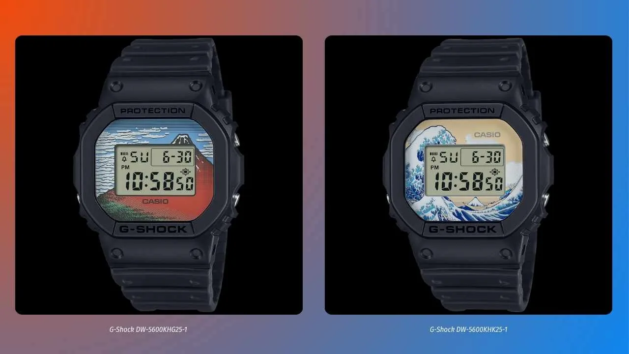 Casio Hokusai, temalı G-Shock modellerini Avrupa’da satışa çıkardı