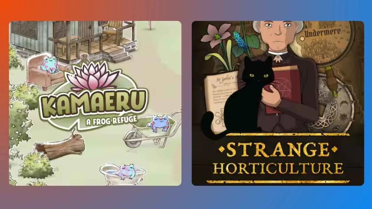 Epic Games Store bu hafta Kamaeru: A Frog Refuge ve Strange Horticulture oyunlarını ücretsiz sunuyor