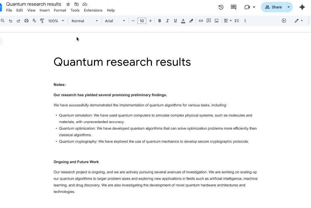 google dokümanlar