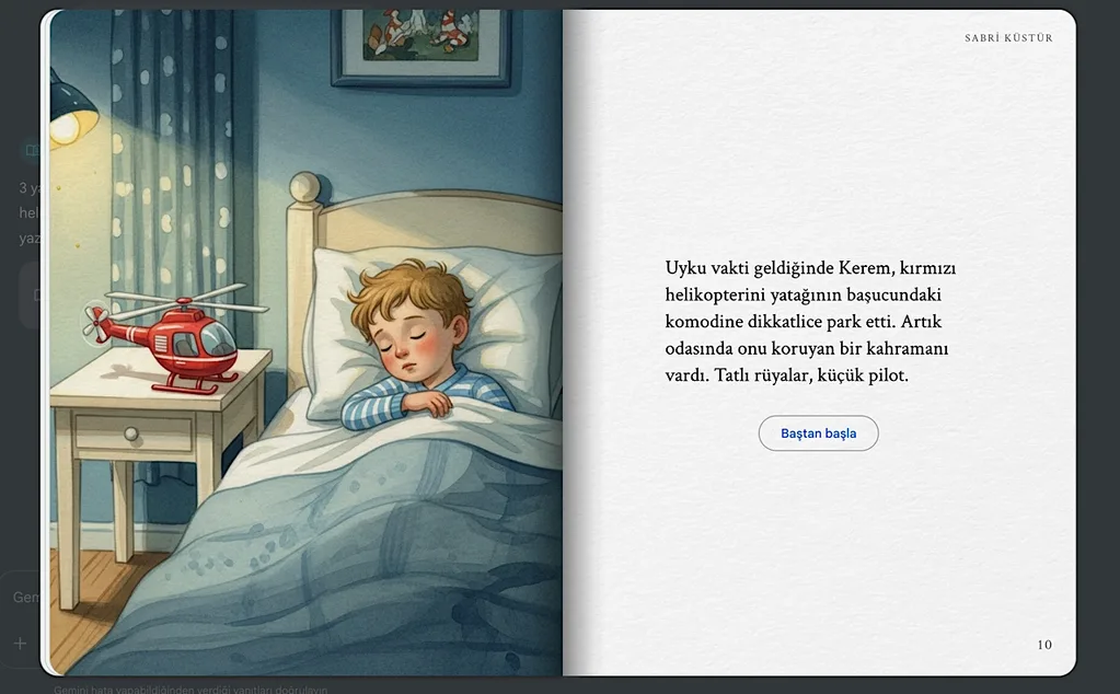 Google Gemini ile kişisel çizimlerden çocuk hikâyesi üretilebiliyor