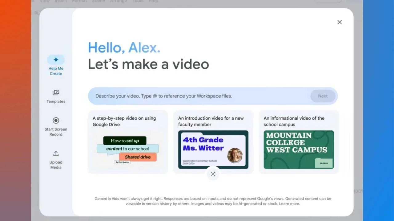 Google Vids artık tüm kullanıcıların erişimine açıldı