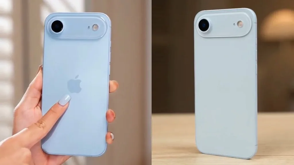iPhone 17 Air gök mavisi rengiyle ilk kez görüldü