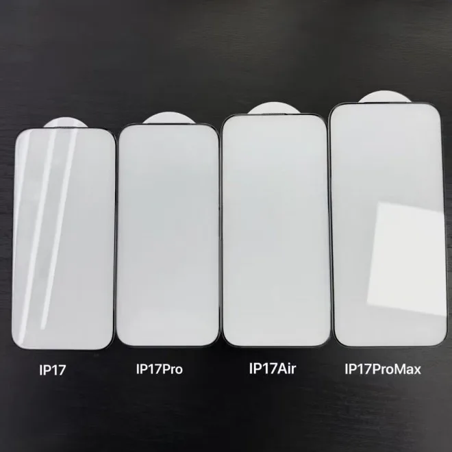 Sızdırılan koruyucu camlar iPhone 17’nin ekran ölçülerini açığa çıkardı