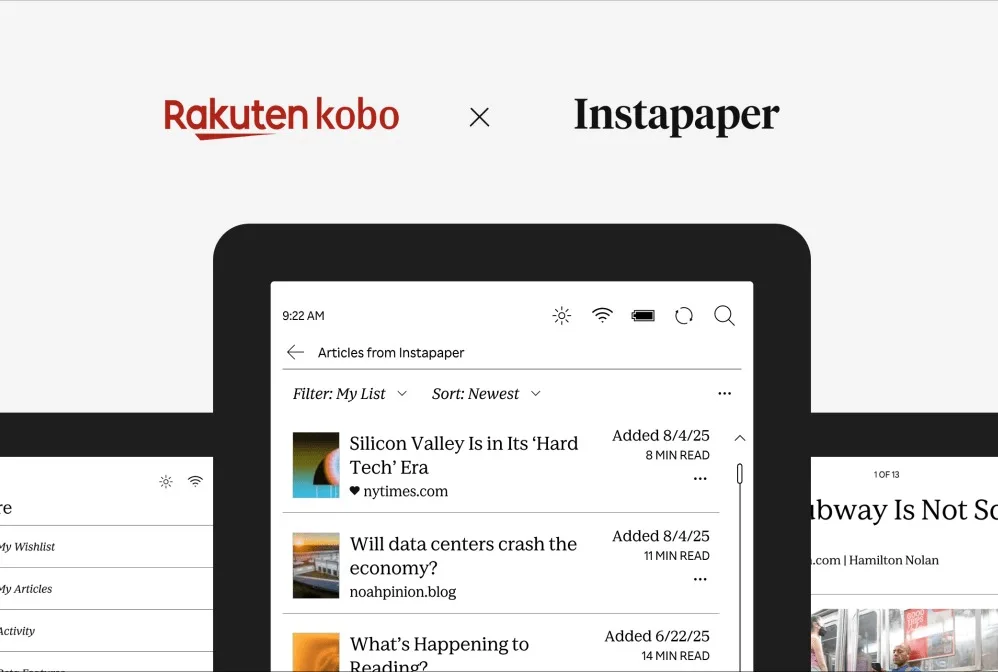 Kobo, e-kitap okuyucularında Pocket yerine Instapaper entegrasyonunu başlattı