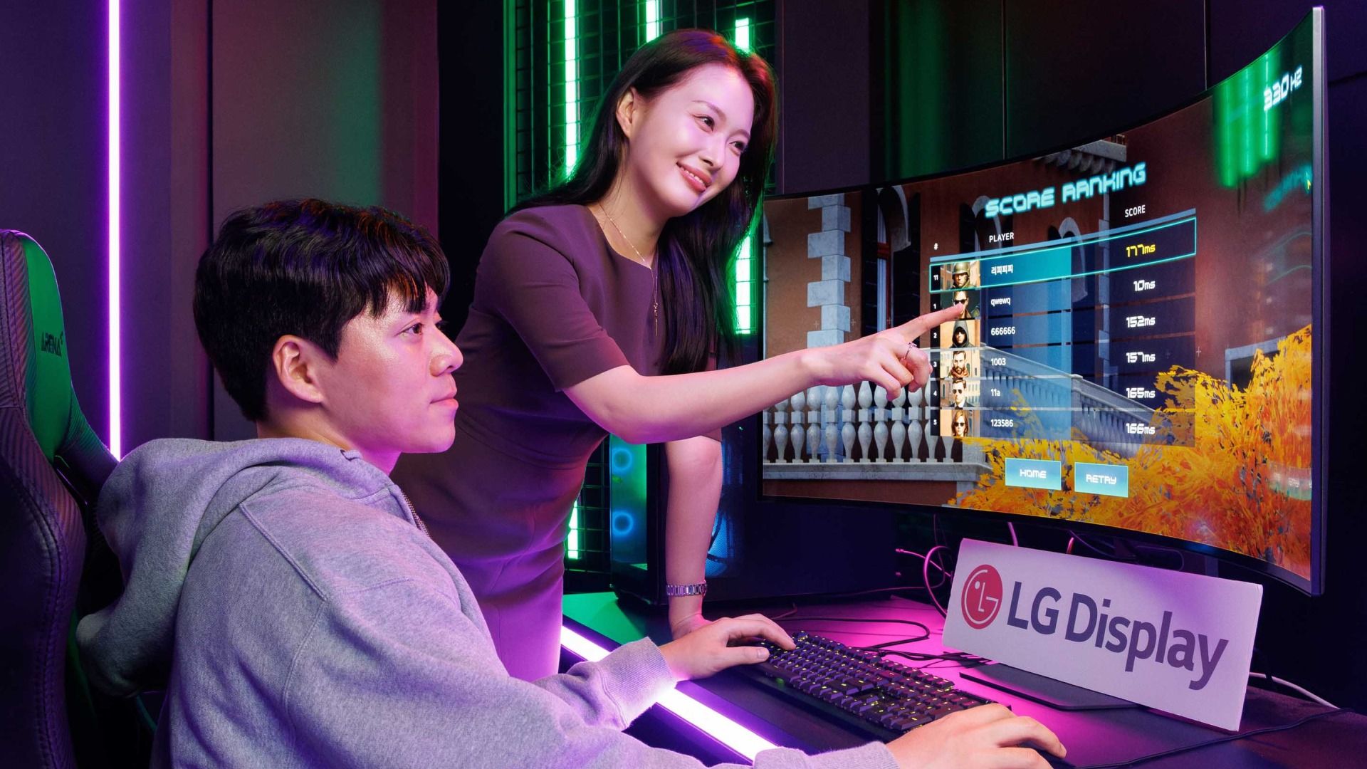 lg 720 hz oled panel