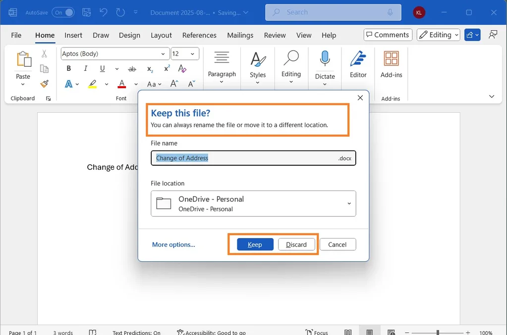 Microsoft Word belgeleri artık kendiliğinden buluta kaydoluyor