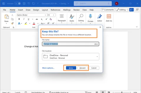 Microsoft Word belgeleri artık kendiliğinden buluta kaydoluyor