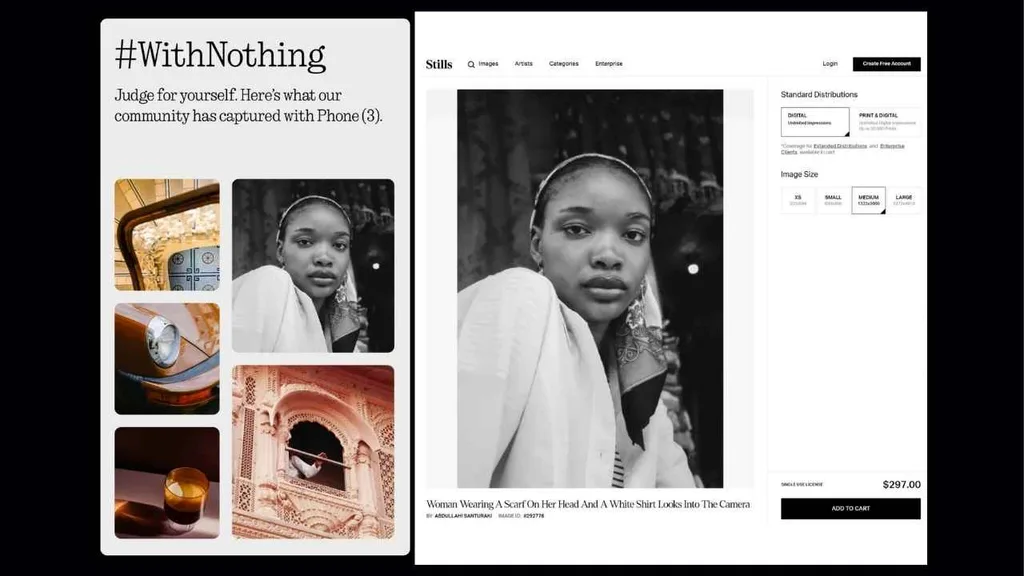 Nothing Phone 3 tanıtımlarında stok fotoğraf kullanımı tartışma yarattı