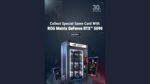 ASUS, ROG Matrix GeForce RTX 5090 30. Yıl Özel Sürümünü Tanıttı