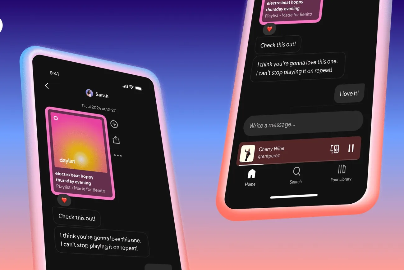 Artık Spotify üzerinde de mesajlaşmak mümkün