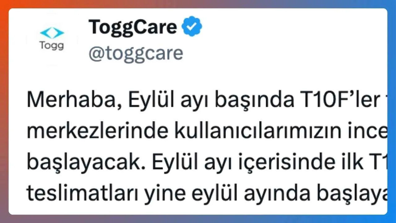 Togg T10F satış tarihi açıklandı, İsveç testleri paylaşıldı