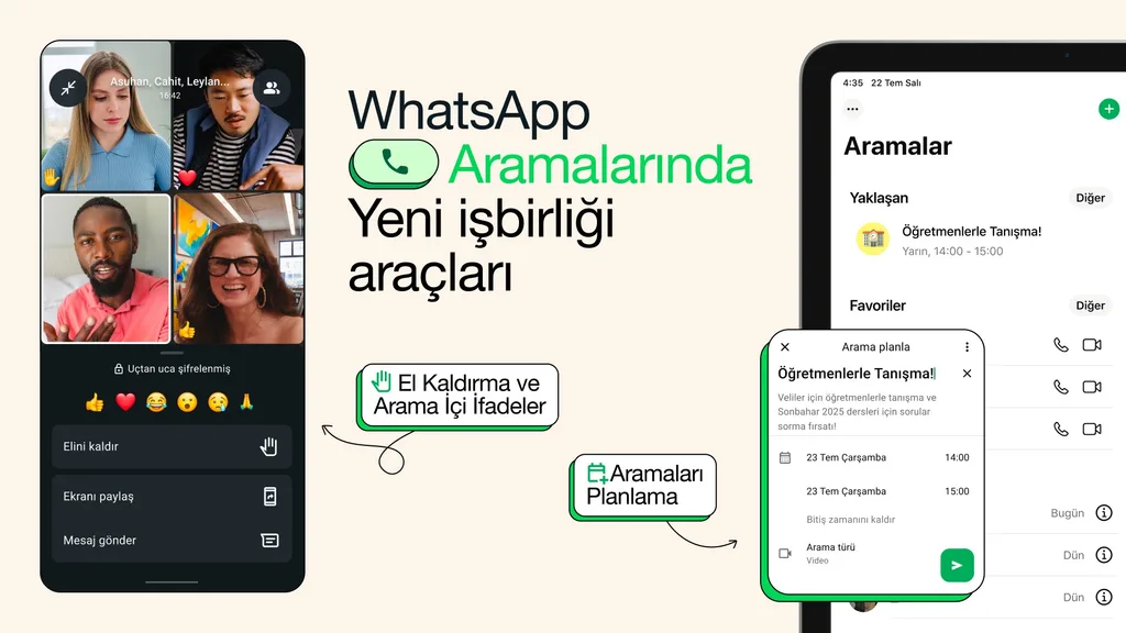 WhatsApp, grup aramalarını önceden planlama özelliğini kullanıma sundu