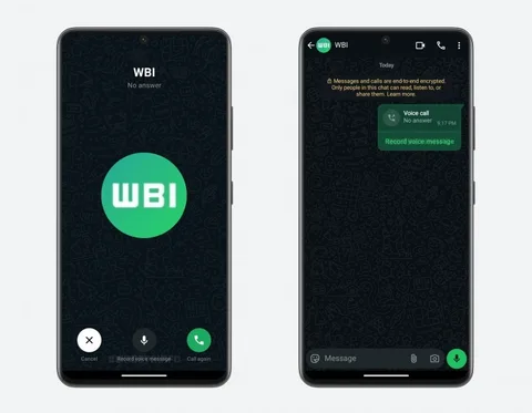 WhatsApp cevapsız aramalar için yeni sesli mesaj seçeneğini test ediyor