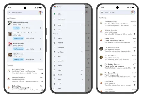 Gmail, alışveriş e-postalarını düzenlemek için yeni sekme ekliyor