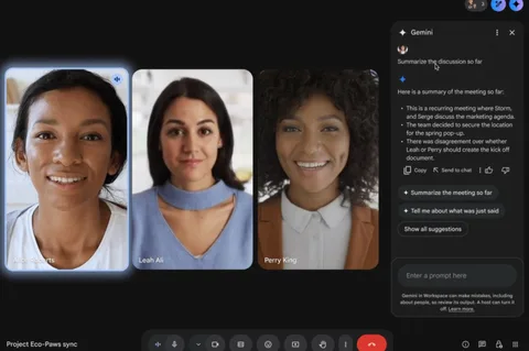 Google Meet’te “Ask Gemini” ile toplantılar hız kazanıyor
