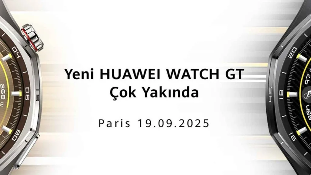 Huawei Watch GT 6 serisi 19 Eylül’de Paris’te tanıtılacak