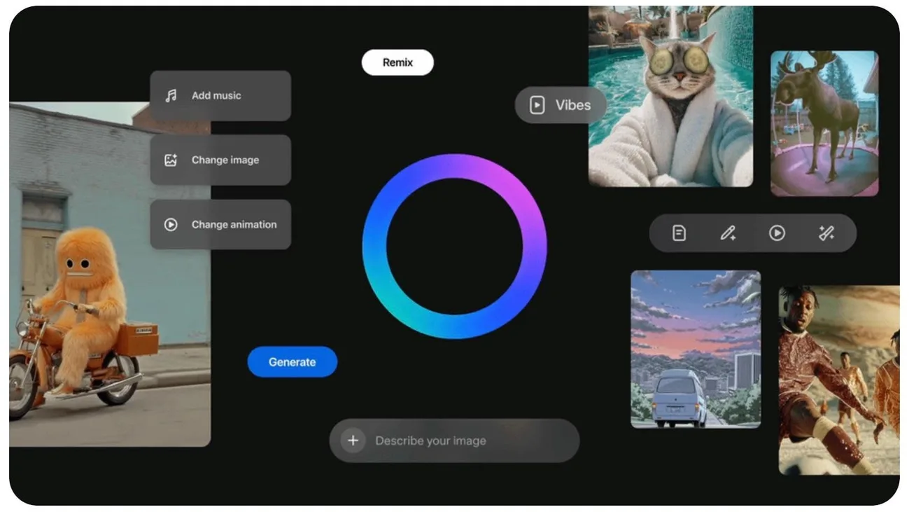 Meta’nın yapay zekâ video platformu Vibes Avrupa’da yayına girdi