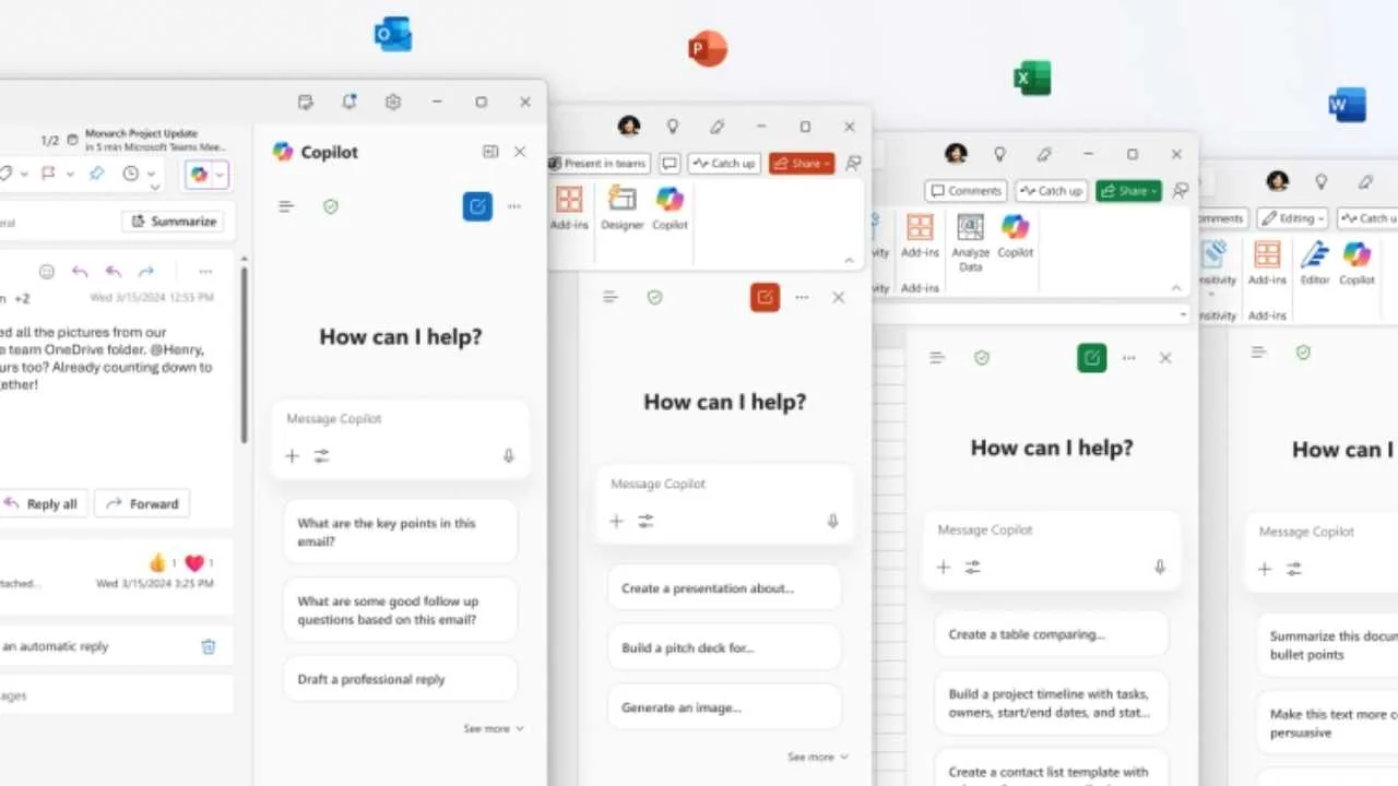 Microsoft, Microsoft 365 işletme kullanıcılarına ücretsiz Copilot Chat desteği sunmaya başladı