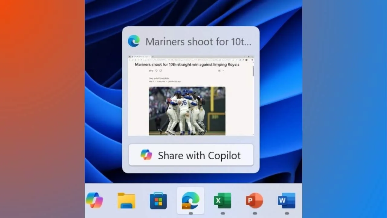 Windows 11 görev çubuğuna gelecek yeni Copilot butonu ekran paylaşımını kolaylaştıracak