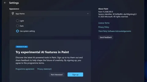 Microsoft, Windows AI Labs ile yeni yapay zekâ özelliklerini Windows uygulamalarında test etmeye başladı