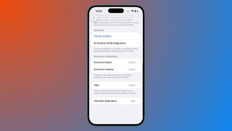 apple hesabı parola değiştirme