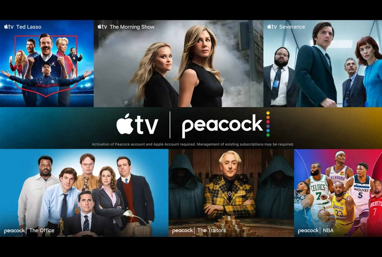 Apple TV ve Peacock, içeriklerini ortak pakette bir araya getiriyor