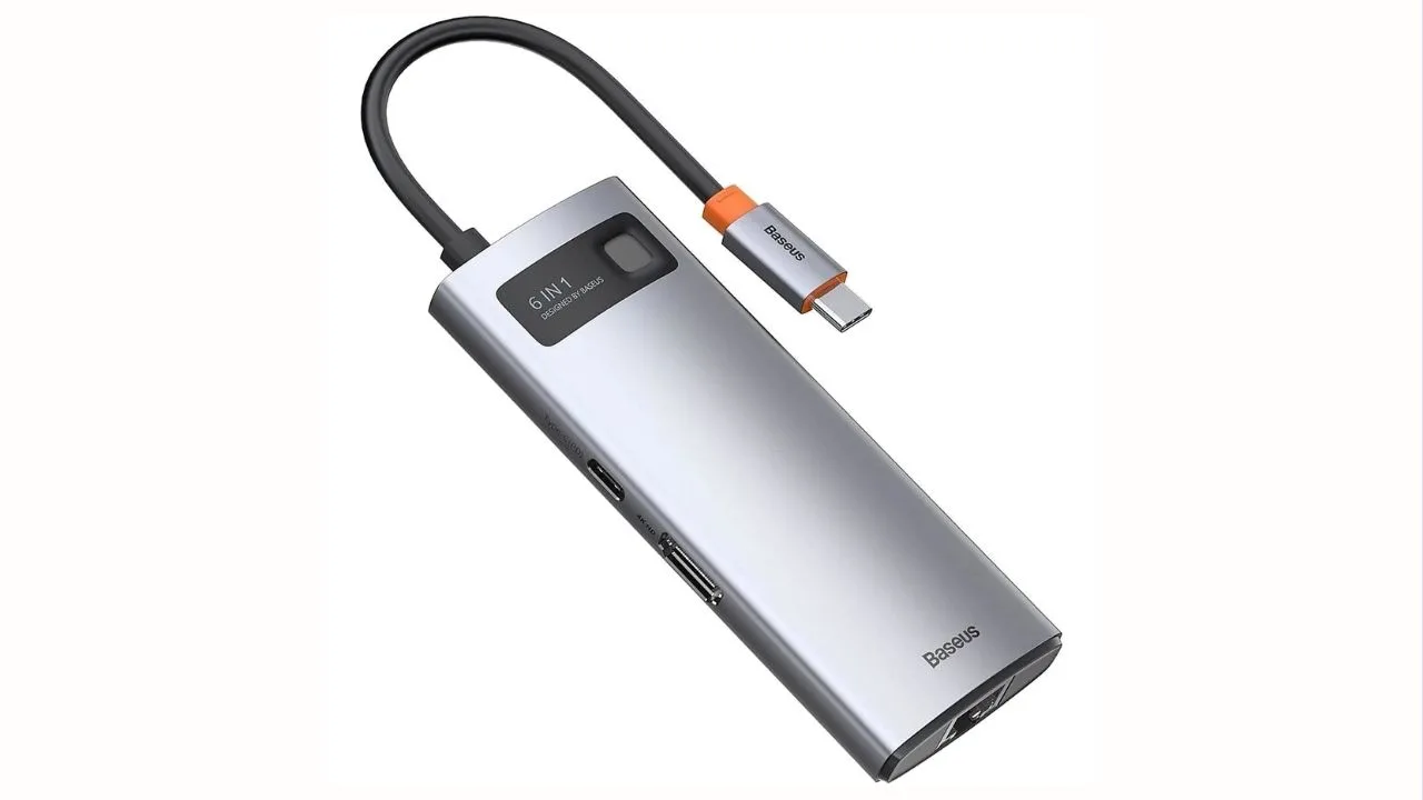 Baseus Metal Gleam 6 in 1 Hub 300 TL İndirimle Satışta (Ekim 2025)
