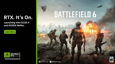 Battlefield 6 DLSS 4 desteğiyle performans artıyor, RTX 50 kampanyası başladı