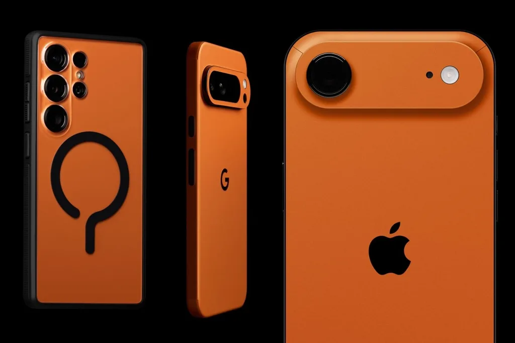 Dbrand, iPhone 17 Pro’nun “Kozmik Turuncu” rengini Android’e uyarladı