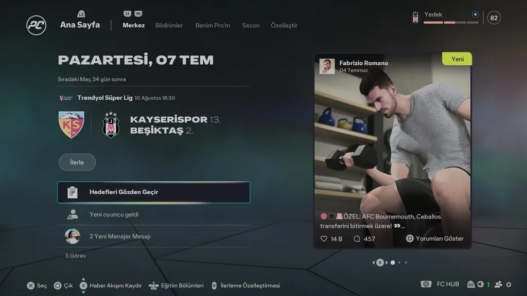 Türk spikerler ve yenilenen futbol deneyimi: EA Sports FC 26 İncelemesi