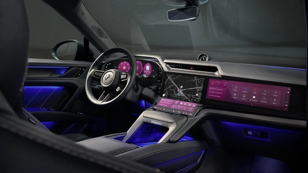 Porsche Cayenne Electric’in iç mekanı dijital dönüşümüyle öne çıkıyor