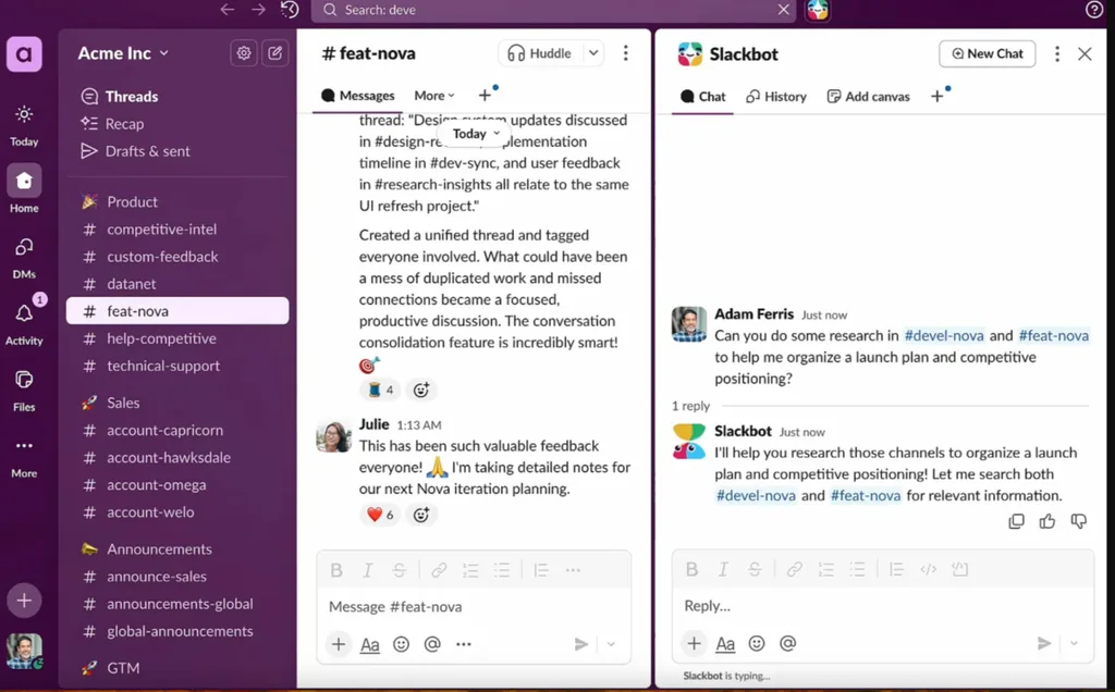 Slackbot, yapay zekâyla doğal bir iş arkadaşına dönüşüyor