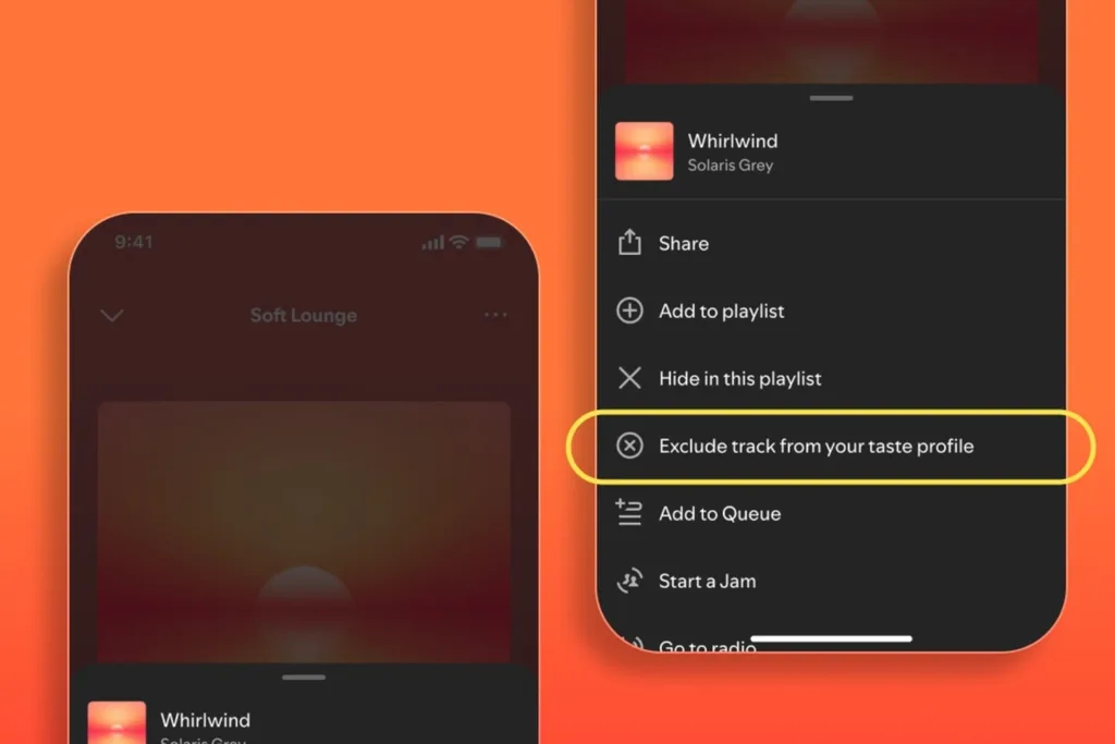 Spotify kullanıcıların öneri algoritmasını şekillendirmesine izin veriyor