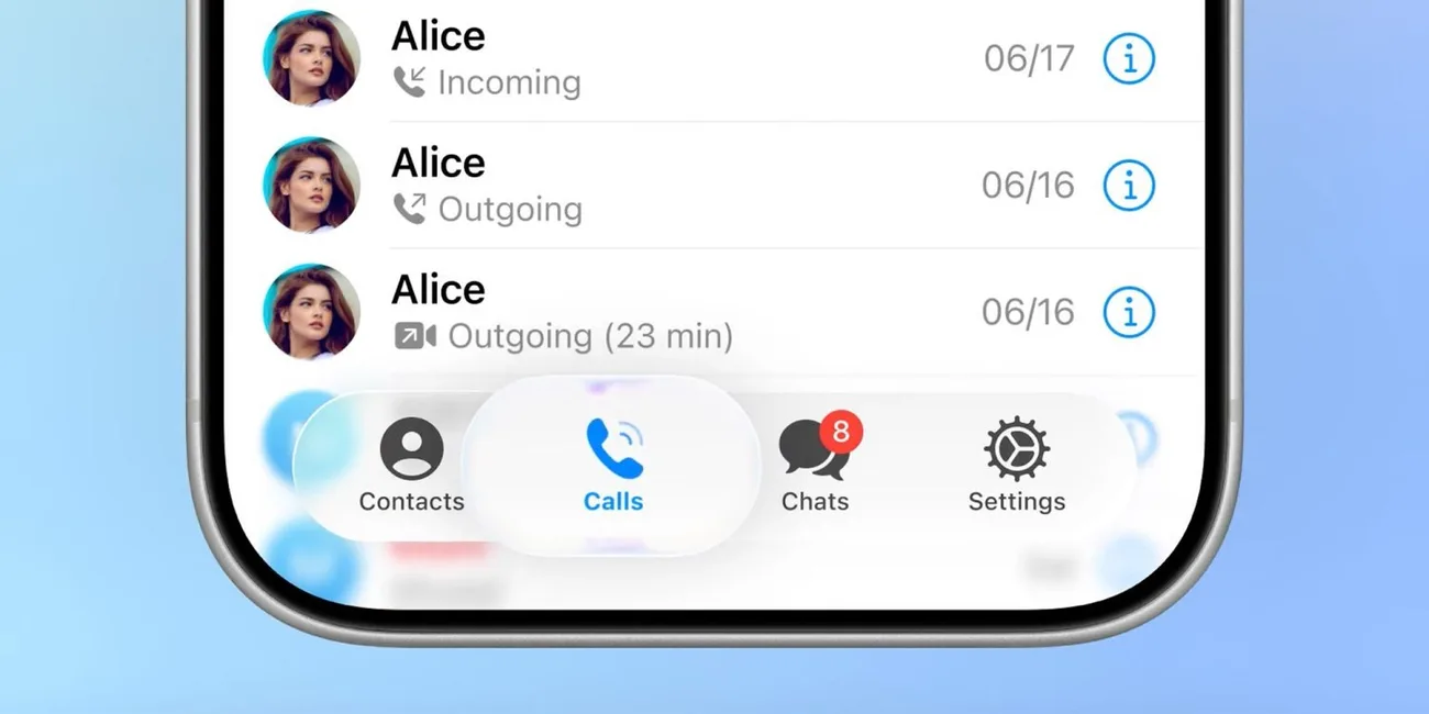 Telegram, iOS 26 olmasa da yeni arayüzünü sundu