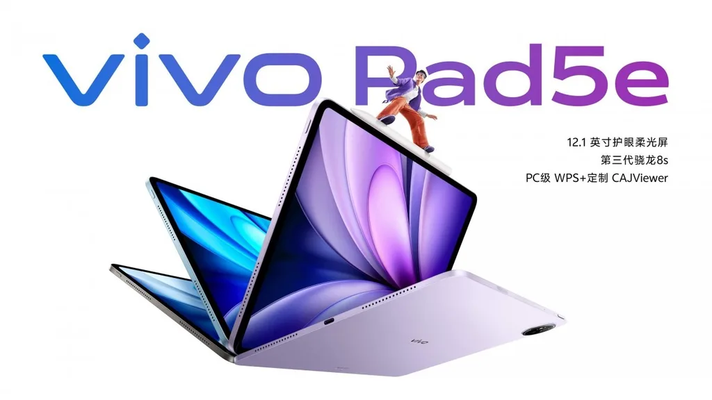 Vivo Pad 5e, Watch GT 2 ve TWS 5 modellerini tanıttı