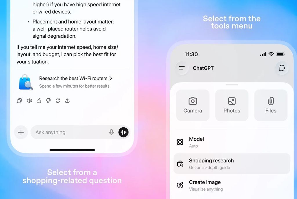 chatgpt alışveriş
