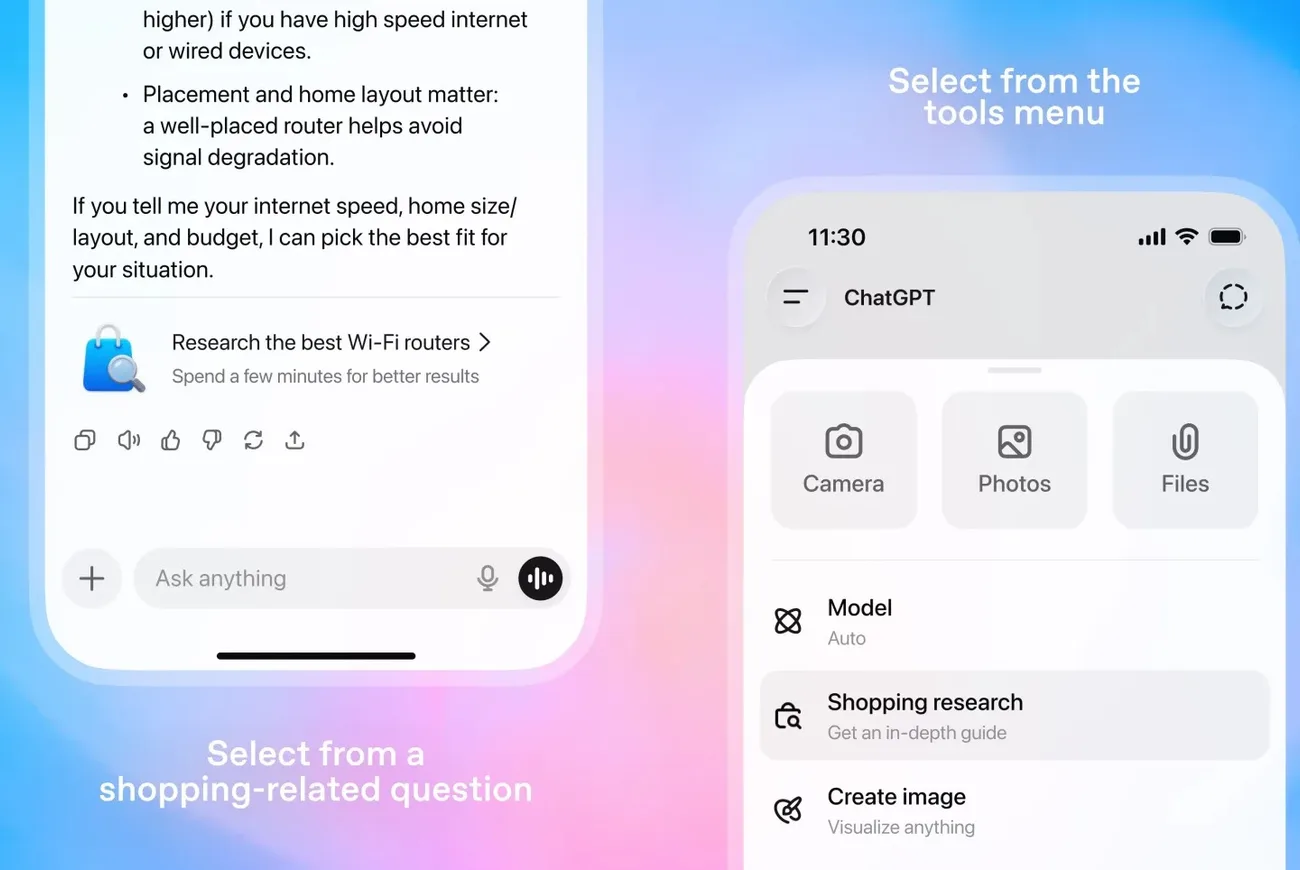 OpenAI, ChatGPT’ye ürün araştırma özelliği ekledi