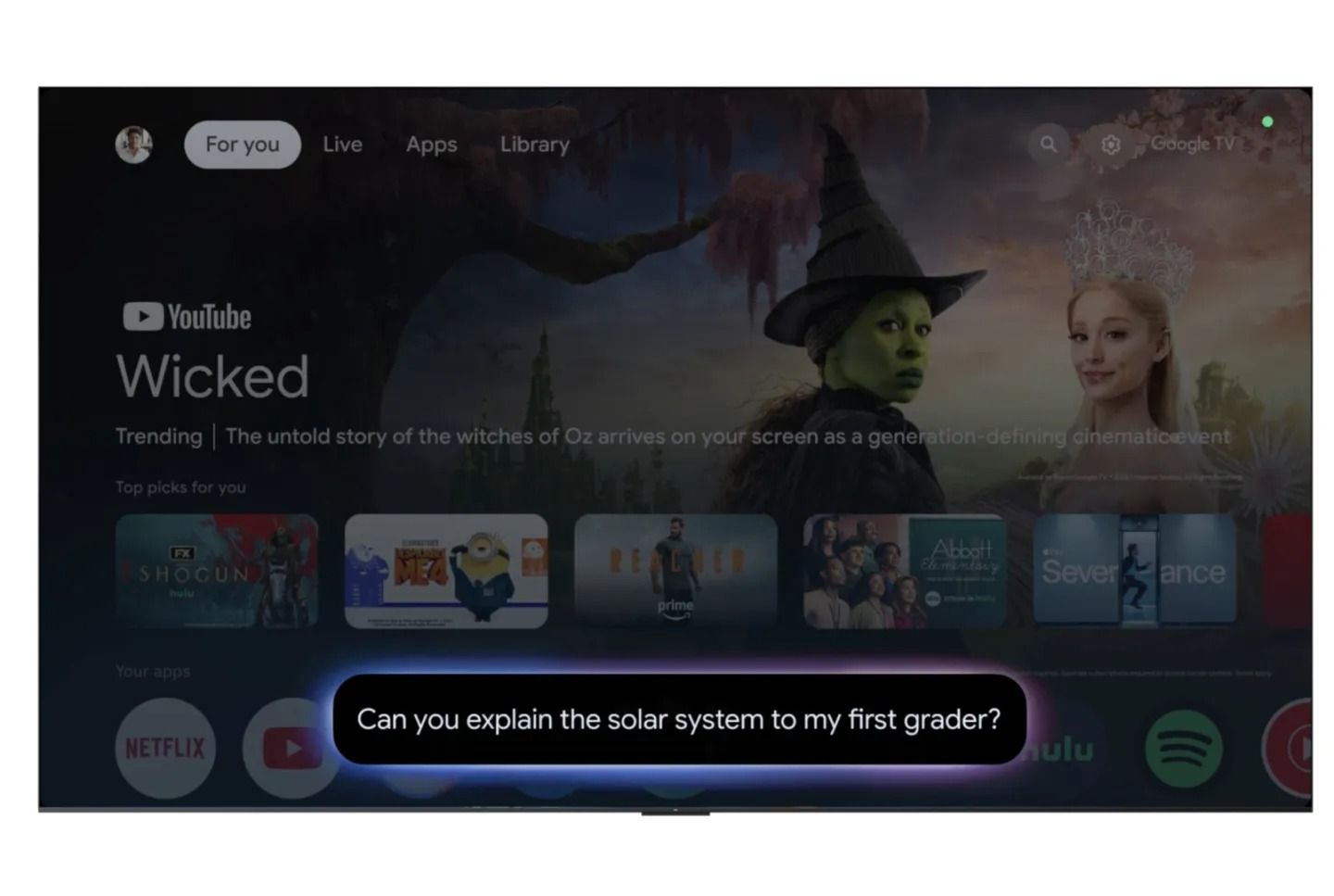 Gemini for TV, Google TV Streamer cihazlara dağıtılmaya başladı