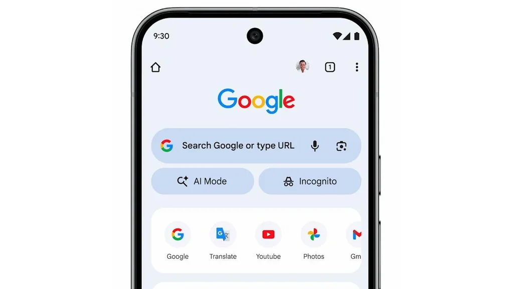 Google Chrome mobilde yapay zekâ modunu daha görünür hale getiriyor