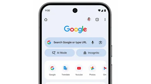 Google Chrome mobilde yapay zekâ modunu daha görünür hale getiriyor
