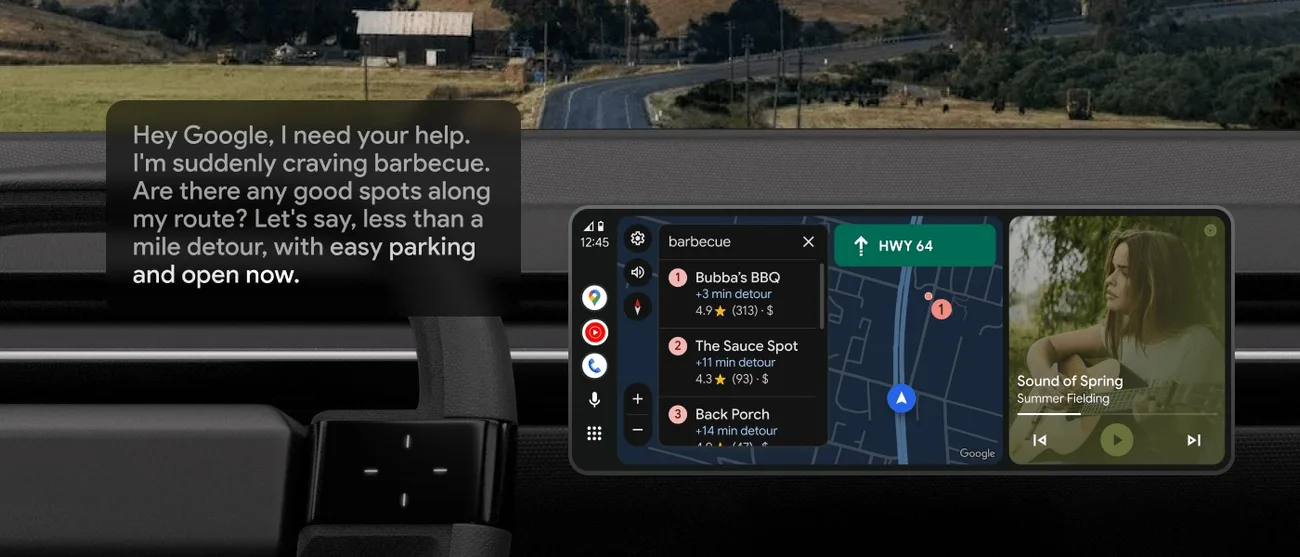 Google Gemini artık Android Auto’da kullanılabiliyor