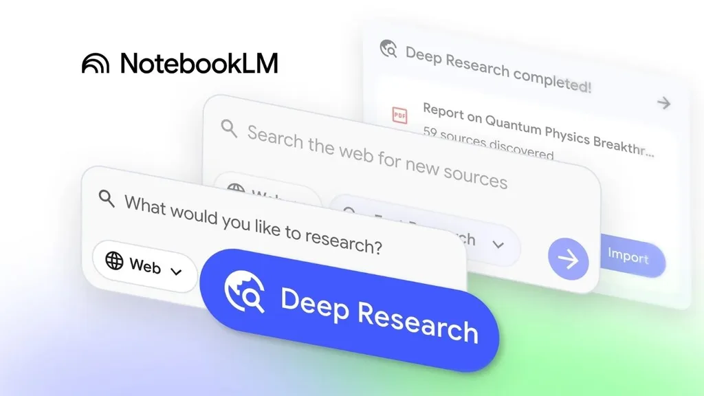 Google NotebookLM’de Deep Research ile dosya odaklı çalışma alanı genişliyor