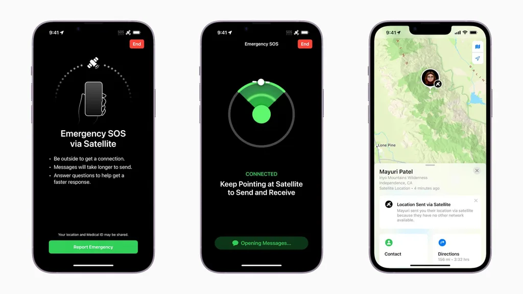 iPhone’lara uydu bağlantısıyla fotoğraf ve harita desteği geliyor