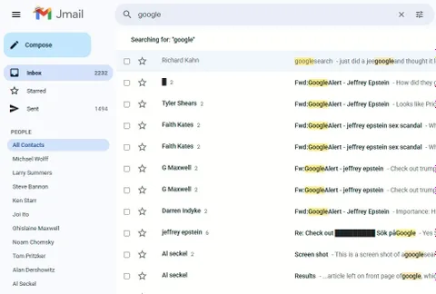 Jeffrey Epstein’ın e-postaları “Jmail” isimli dijital arşivle daha erişilebilir hale geldi