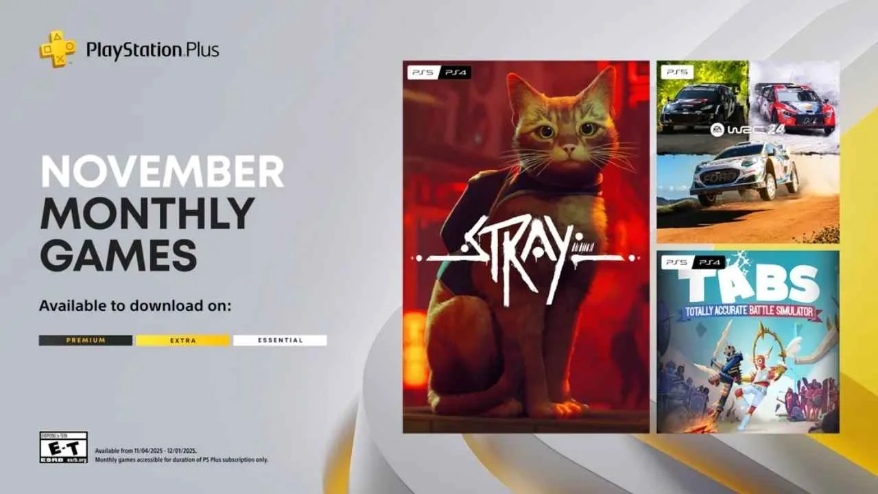 PlayStation Plus Kasım 2025 oyunları arasında Stray ve EA Sports WRC 24 yer alıyor