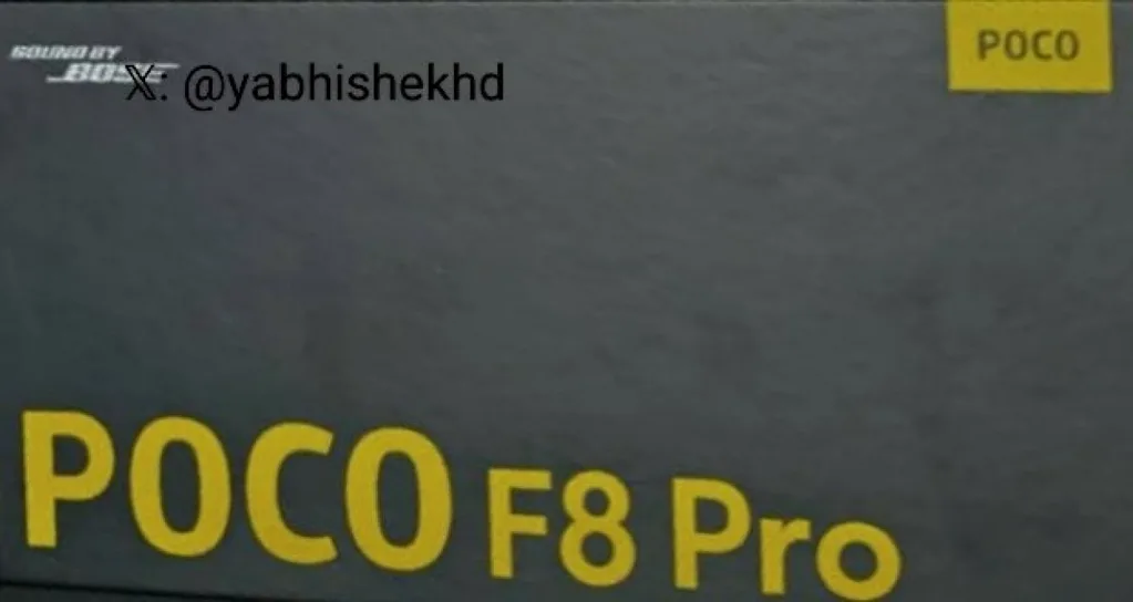 POCO F8 Pro, Bose destekli ses sistemi ve şarj cihazı olmadan geliyor