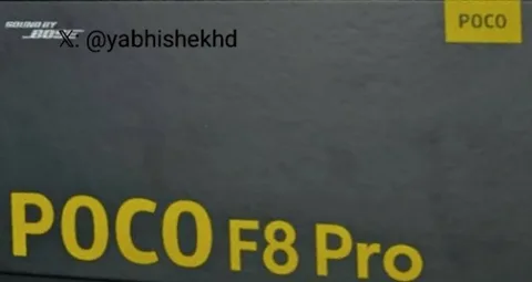 POCO F8 Pro, Bose destekli ses sistemi ve şarj cihazı olmadan geliyor