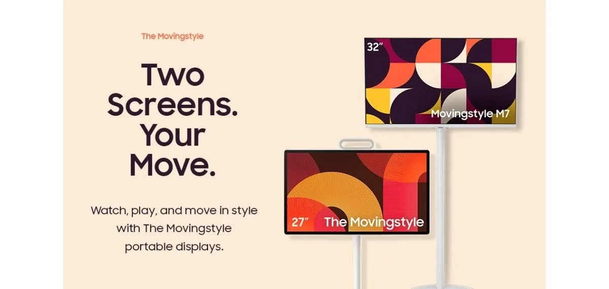 Samsung, Movingstyle serisi taşınabilir akıllı monitörlerini duyurdu